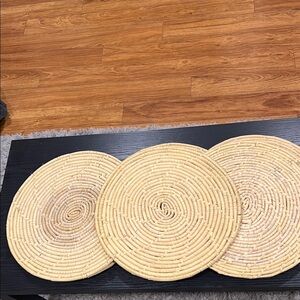 Natural Woven Placemats - Set of 6